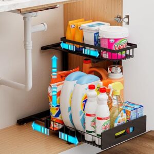 ADBIU Under Sink Organizer(10 Seconds Installation),